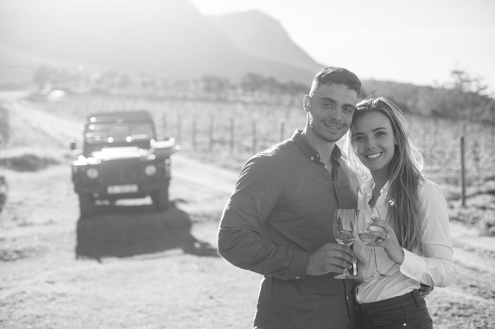 Andrew and Chayla wine farm proposal