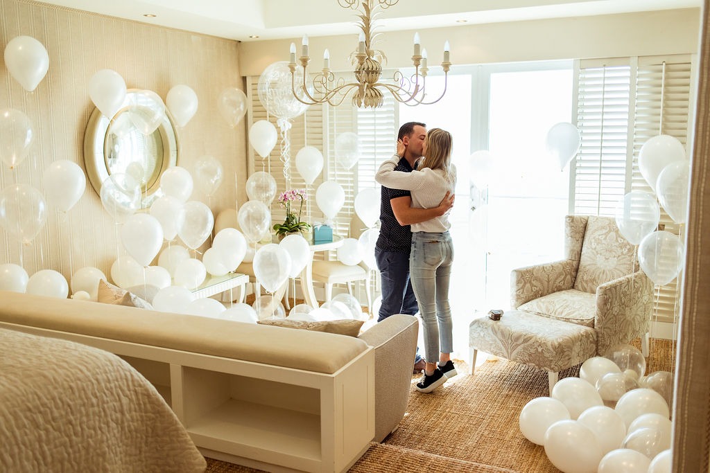 Carla and Shane balloon proposal