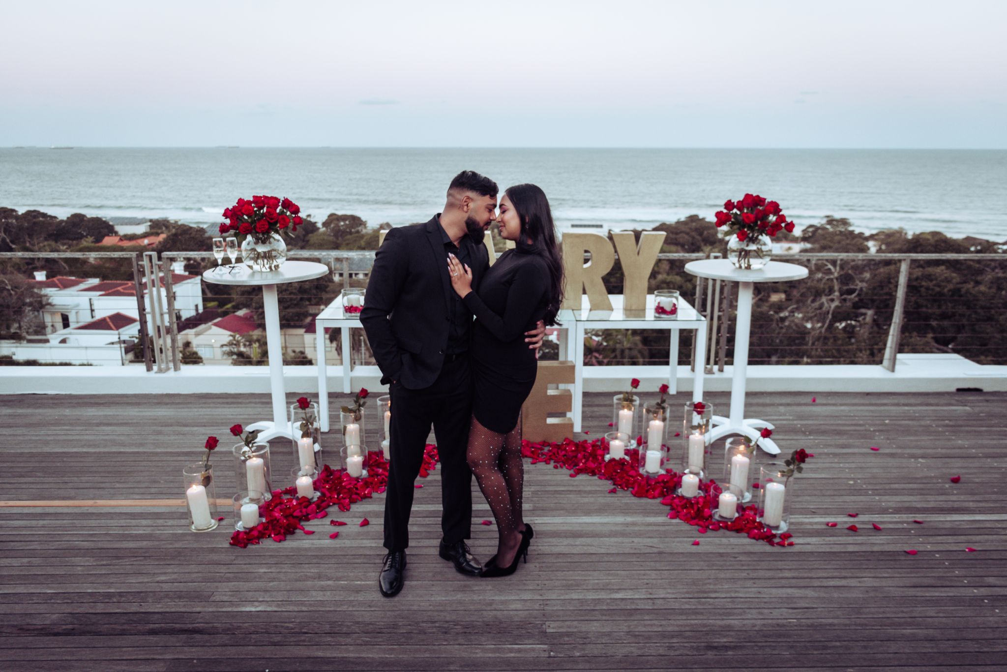 Sunset Durban marriage proposal