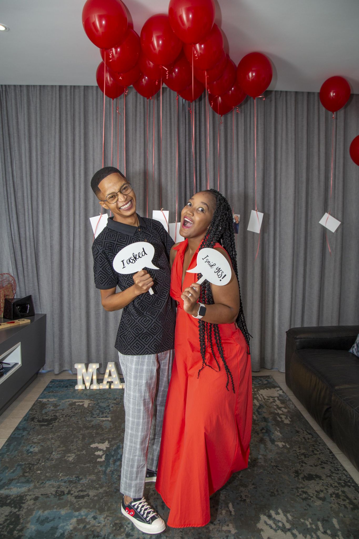 Kamogelo’s and Gomolemo proposal in Umhlanga