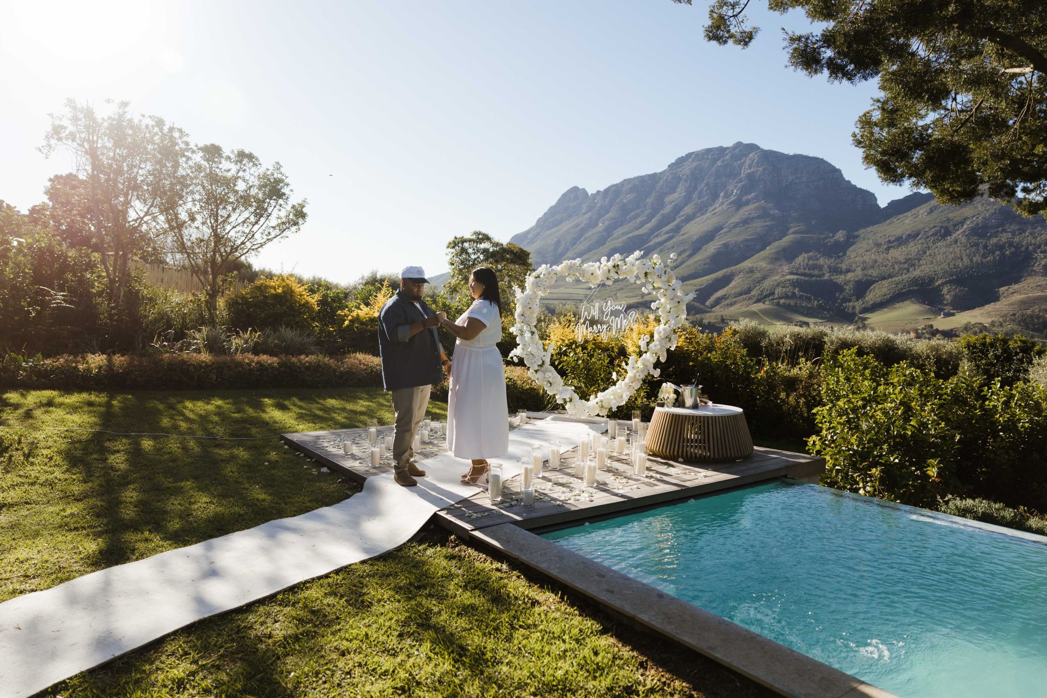 Winter engagement in Cape Town