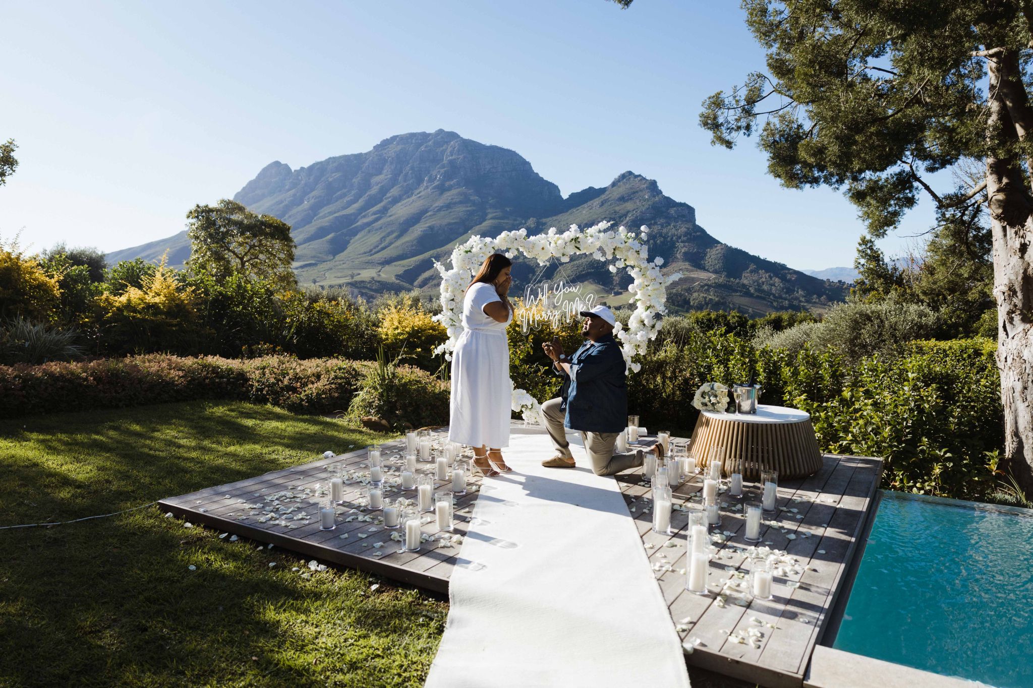 Winter engagement in Cape Town