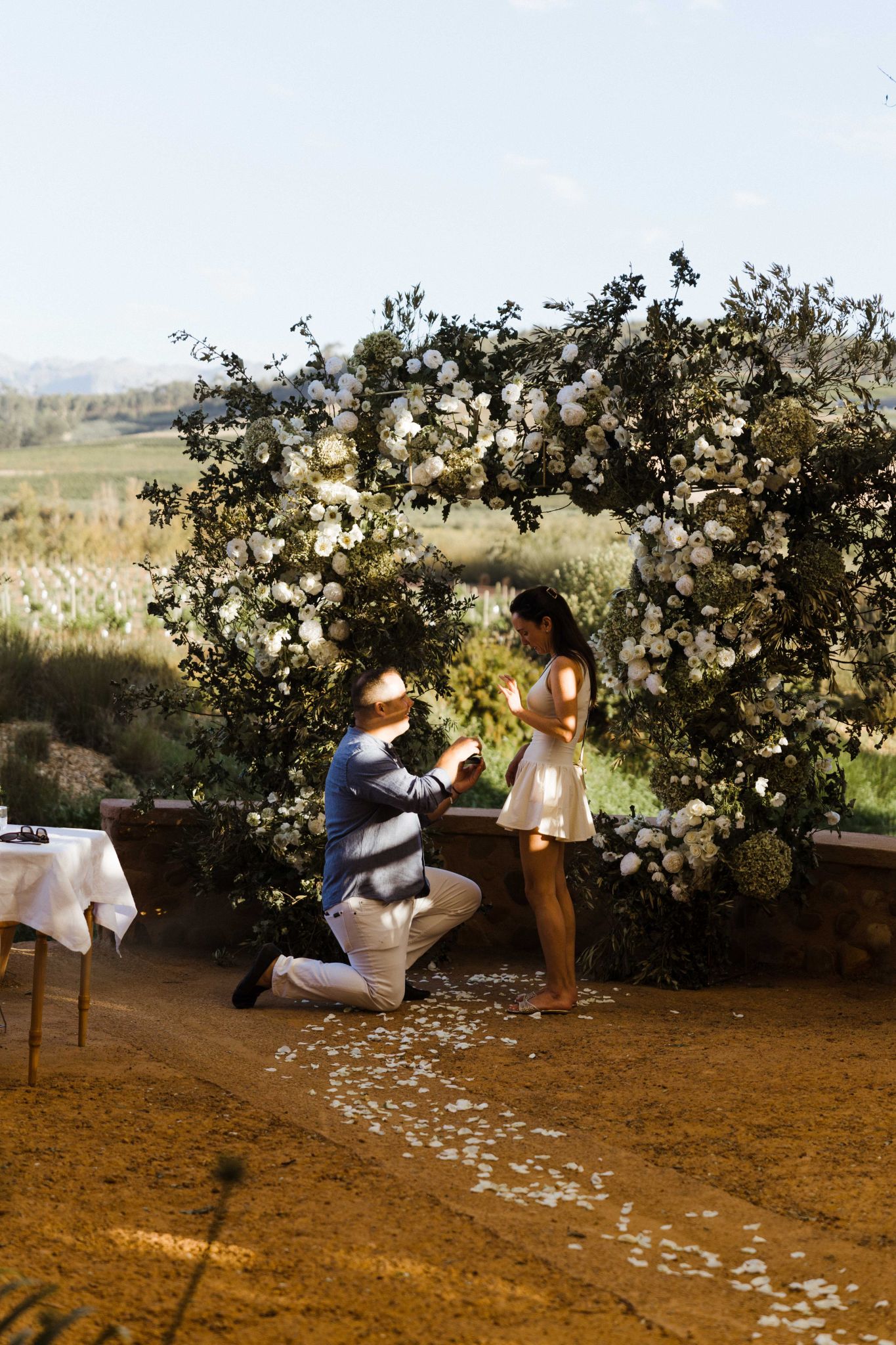 Intimate Proposal at Babylonstoren