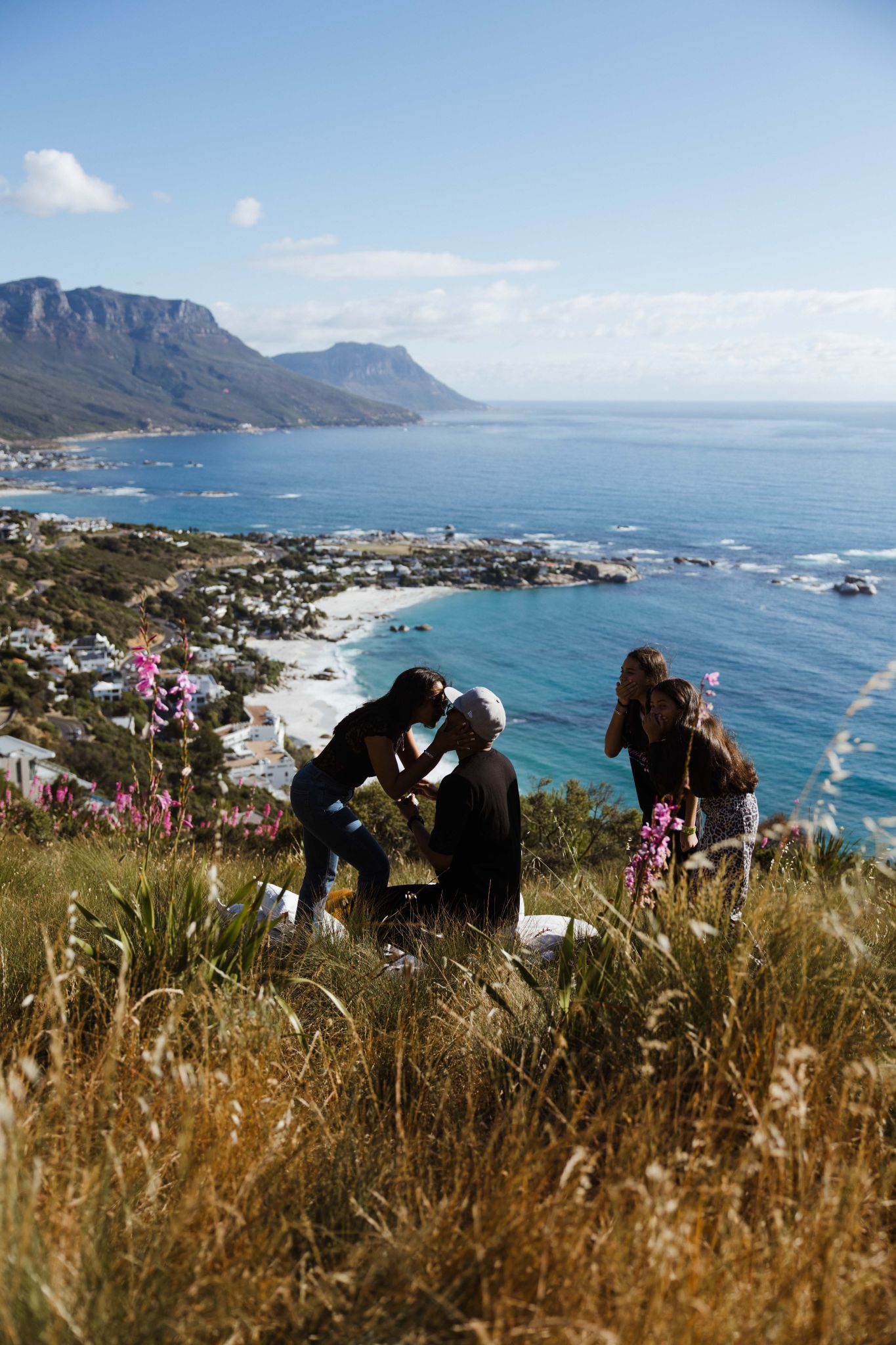 A postcard perfect proposal