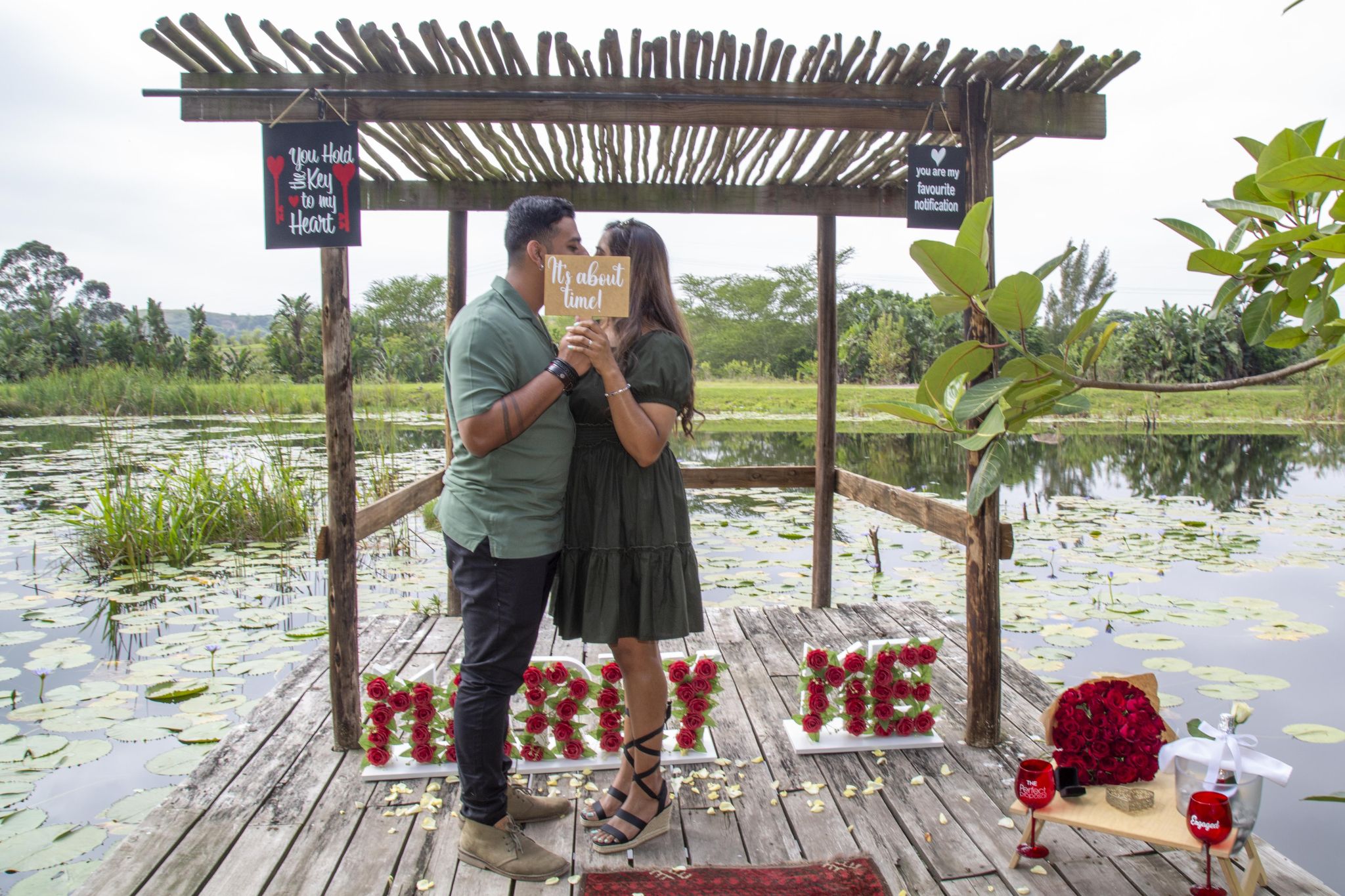 Riverside marriage proposal